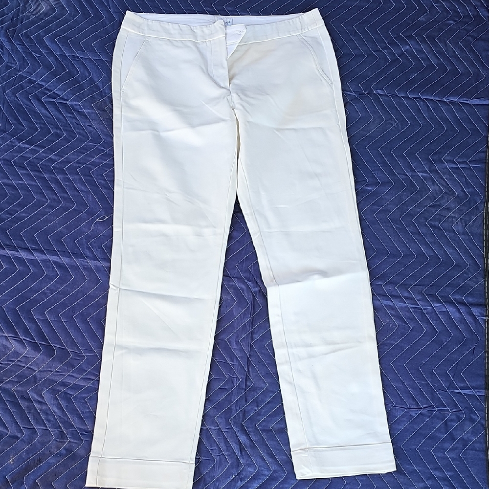 Armani White Tailored Pants